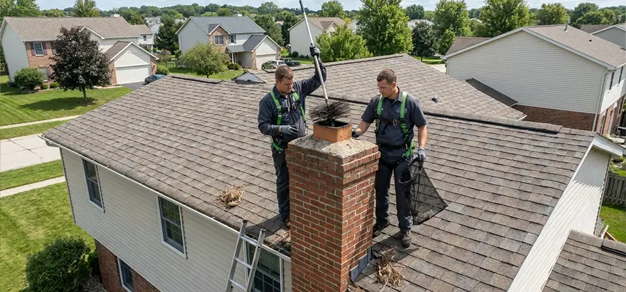 Bird Removal From Chimney in Union City
