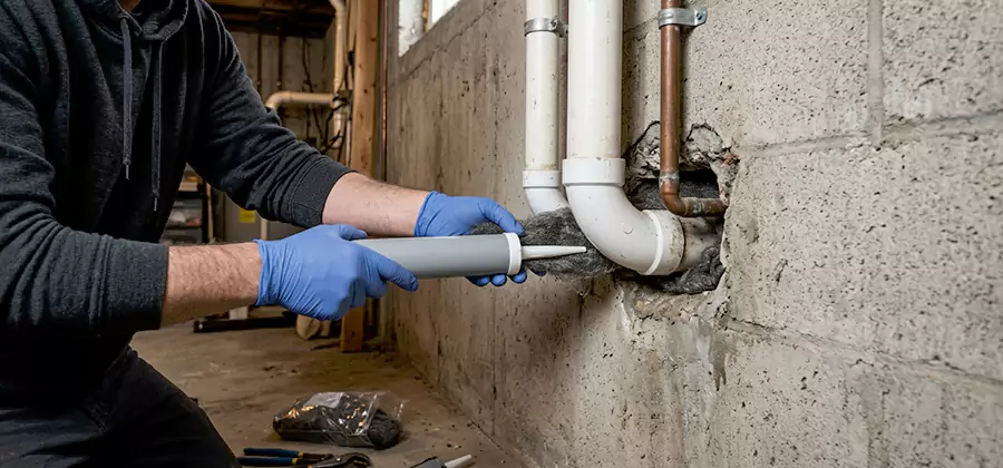 Mouse Proofing Pipes in Union City